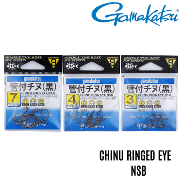 GAMAKATSU - CHINU RING EYE HOOK FISHING HOOK MADE IN JAPAN