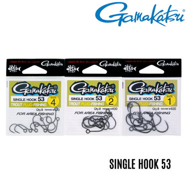 GAMAKATSU - SINGLE HOOK 53 LURE FISHING HOOK MADE IN JAPAN