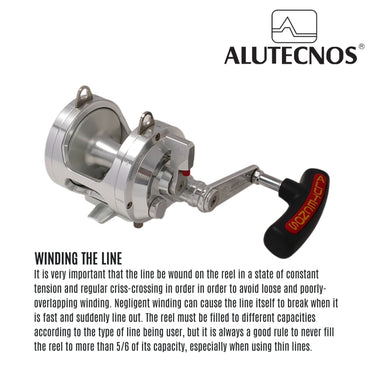 ALUTECNOS - ALBACORE TROLLING REEL 12LBS "GORILLA"