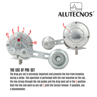 ALUTECNOS - ALBACORE JIGGING REEL GORILLA 12V