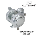 ALUTECNOS - ALBACORE JIGGING REEL 8LBS GORILLA VELOCE - LEFT HANDLE CONVENTIONAL REEL MADE IN ITALY