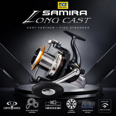 TICA - SAMIRA LONG CAST 10000 SURF FISHING SALTWATER SPINNING REEL (SBAT SERIES)