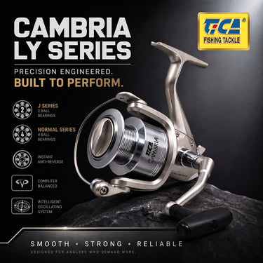 TICA - CAMBRIA 2000-J/3500-J/3000/3500/4000/5000 GRAPHITE BODY SPINNING REEL (LY SERIES)