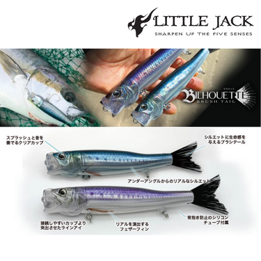 LITTLE JACK - BILHOUETTE PENCIL POPPER FLOATING 135mm/160mm FISHING LURE JAPAN