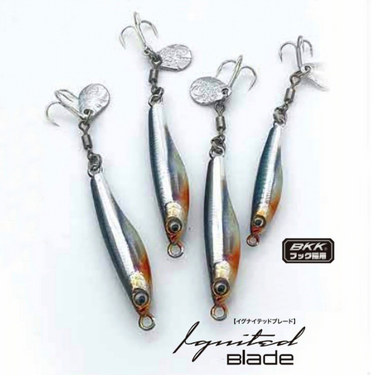 LITTLE JACK - IGNITED BLADE SINKING JIG 30mm/34mm/39mm LIGHT BLADE 5g/7g/10g JIGGING FISHING LURE JAPAN