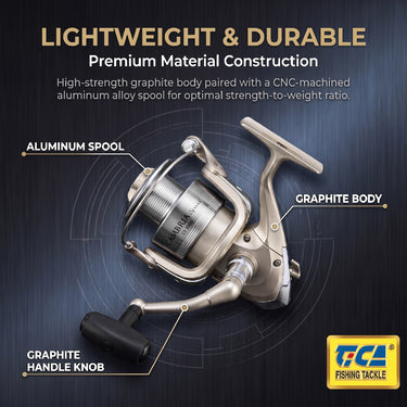 TICA - CAMBRIA 2000-J/3500-J/3000/3500/4000/5000 GRAPHITE BODY SPINNING REEL (LY SERIES)