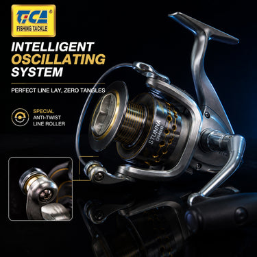 TICA - STUNNA 2000/2500/3000/4000 ALUMINIUM BODY SPINNING REEL (GN SERIES)