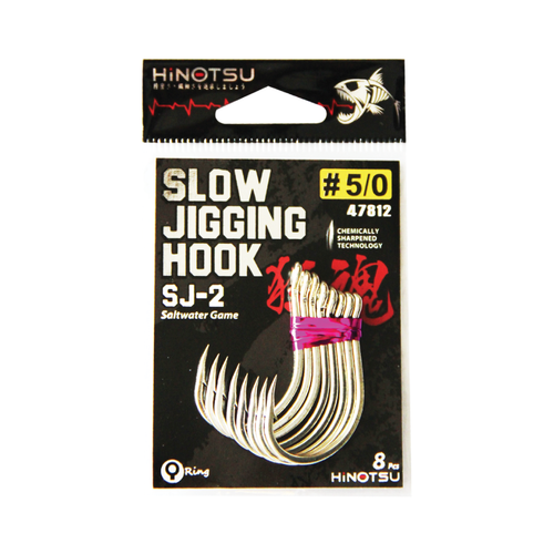 47812-Hinotsu SJ-2 Slow Jigging W/Ring Hook Series