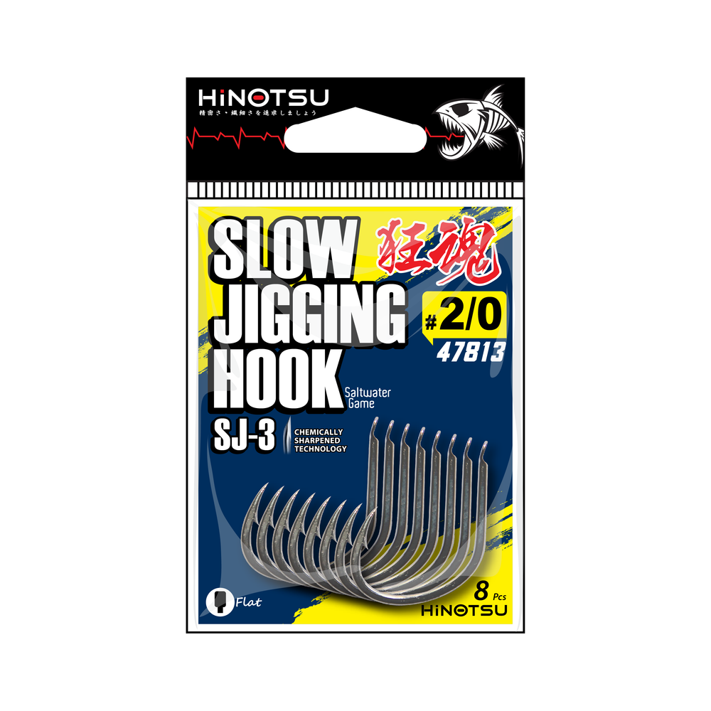 47813-Hinotsu SJ-3 Slow Jigging W/Flatted Hook Series