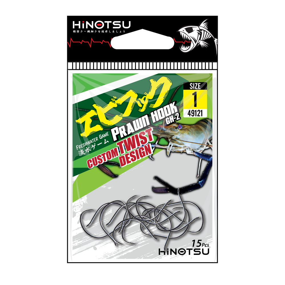 4912-Hinotsu GH-2 Prawn Hook Custom Twist Design Series