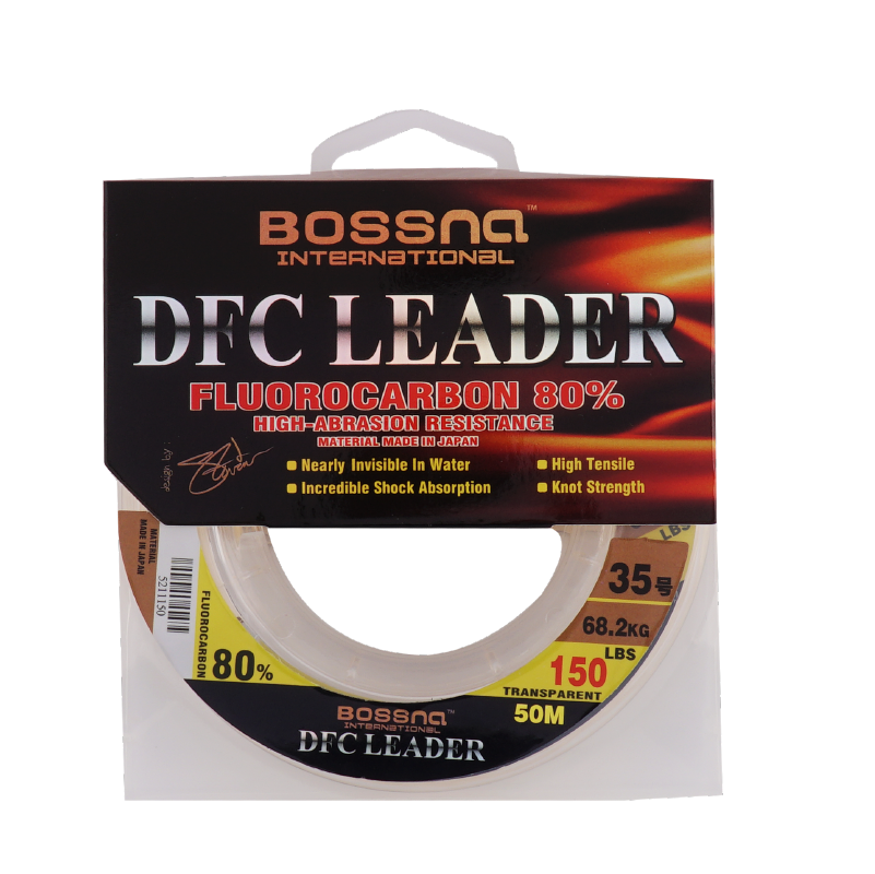 5211 Bossna DFC 80% Fluorocarbon Leader Series