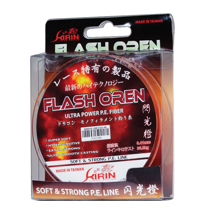 Kirin 150M Flash Oren Braided  Line Series