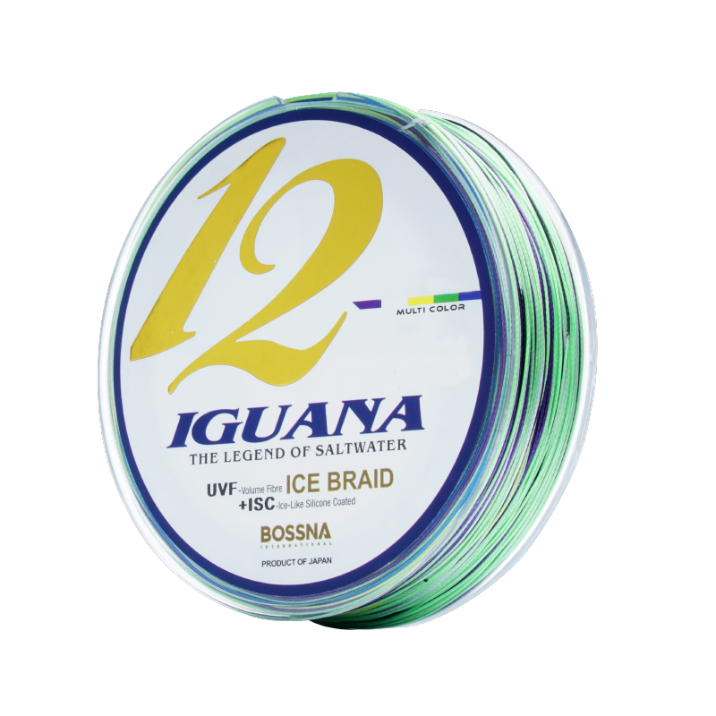 Bossna Iguana 12X 300M Ice Braided Multicolor Series