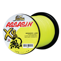 Kirin Assasin 1500M 8x PE Braided Line Yellow Color Series