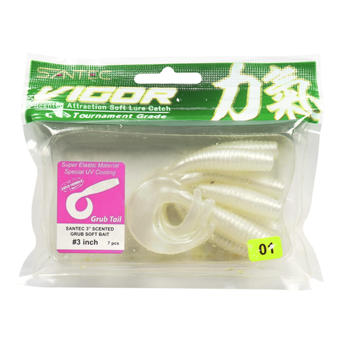 35910-Santec Scented Grub Soft Bait Series