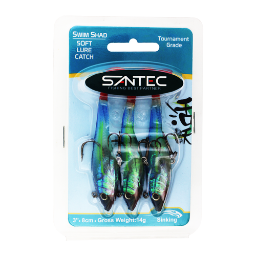 Santec Swim Shad Soft Lure 3