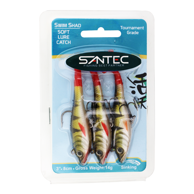 Santec Swim Shad Soft Lure 2" Series